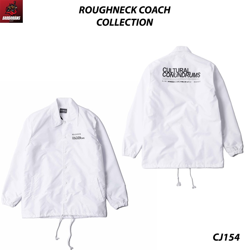 Roughneck Coach Jacket Collection Original L XL Black Navy White Jaket