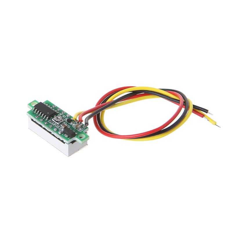 Gro Mini 0.28 "LED Display 3-line for DC 0-100V Voltmeter Digital Gauge Voltage Mete