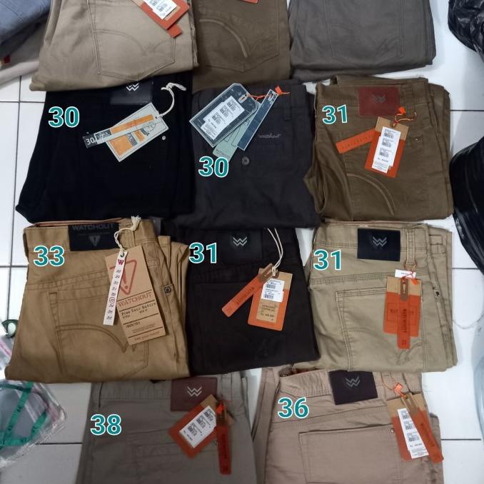 celana panjang WATCHOUT Casual 29.30.31.33.36.38 TERMURAH DAN TERLARIS