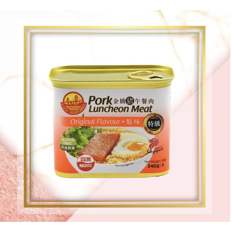 

Golden Bridge Pork Luncheon Meat 340 Gr