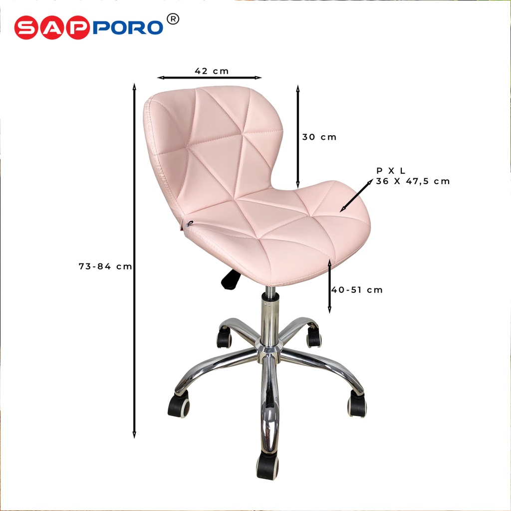 SAPPORO KALEEN - Kursi Kantor | Kursi Belajar | Office Chair-2