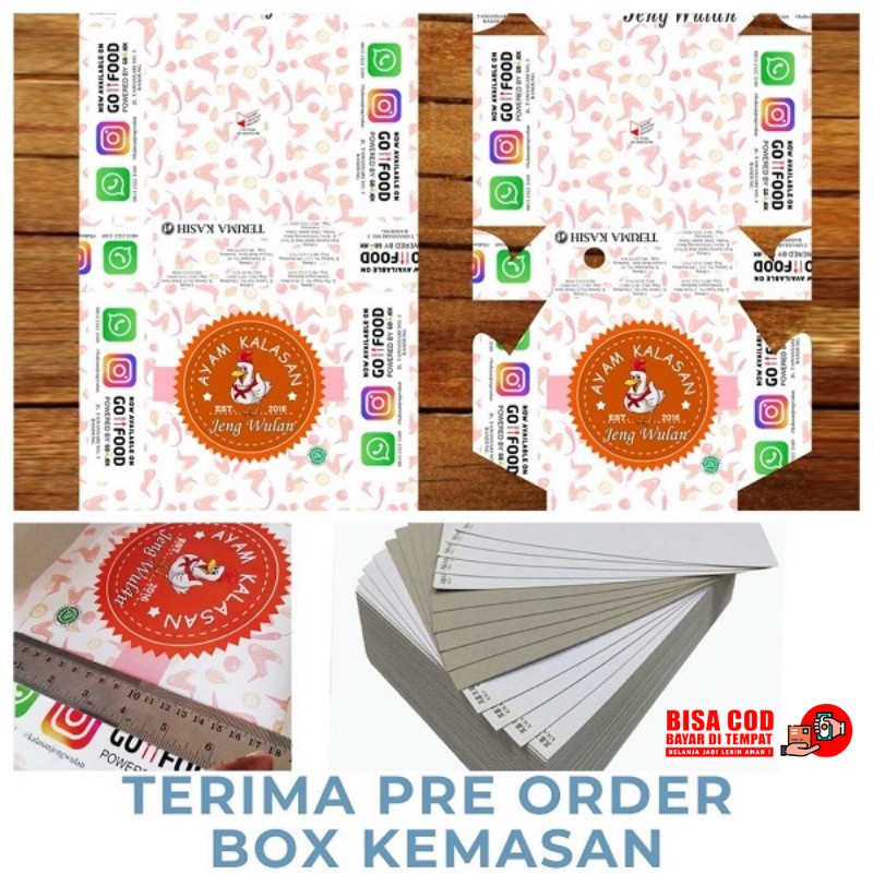 

OPEN PO Cetak Dus Box Kue, Roti, Pie, Catering dan Snack