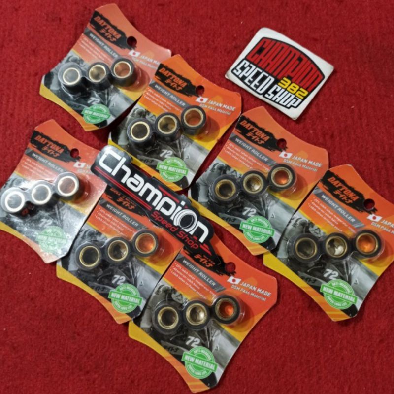 Roller CVT Daytona 7gr 8gr 9gr 10gr 11gr 12gr 13gr All New NMAX 2020 2021 UP Lexi 125 Mio M3 Mio Z