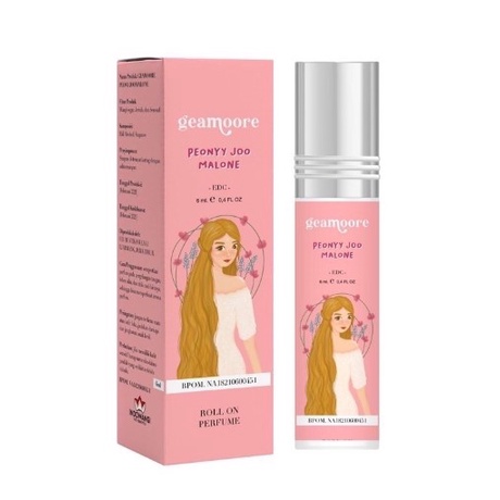 (BPOM) GEAMOORE ADDICTED SERIES Spray 15ml Parfume unisex | Geamoore Parfum Spray 11ml Premium Series-PEONY JO MALONE- 6ML