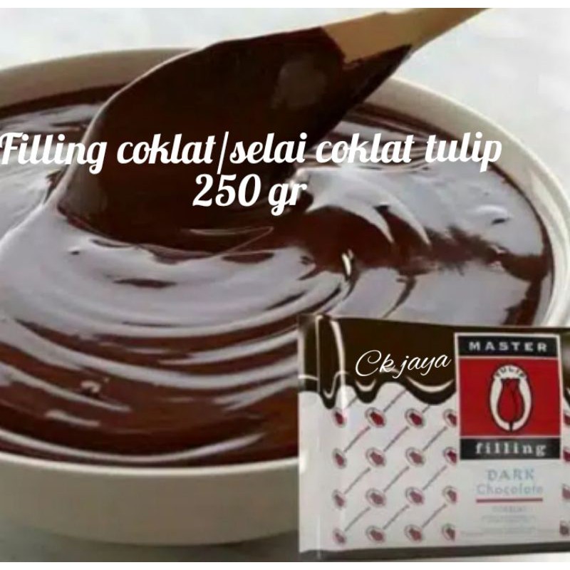 

SELAI COKLAT TULIP/FILLING TULIPRepack 250gr