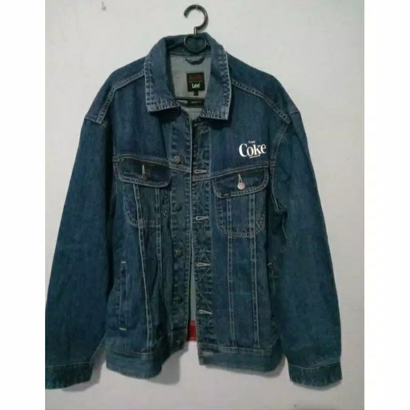 Jacket trucker denim Jeans Lee x Cola-Cola