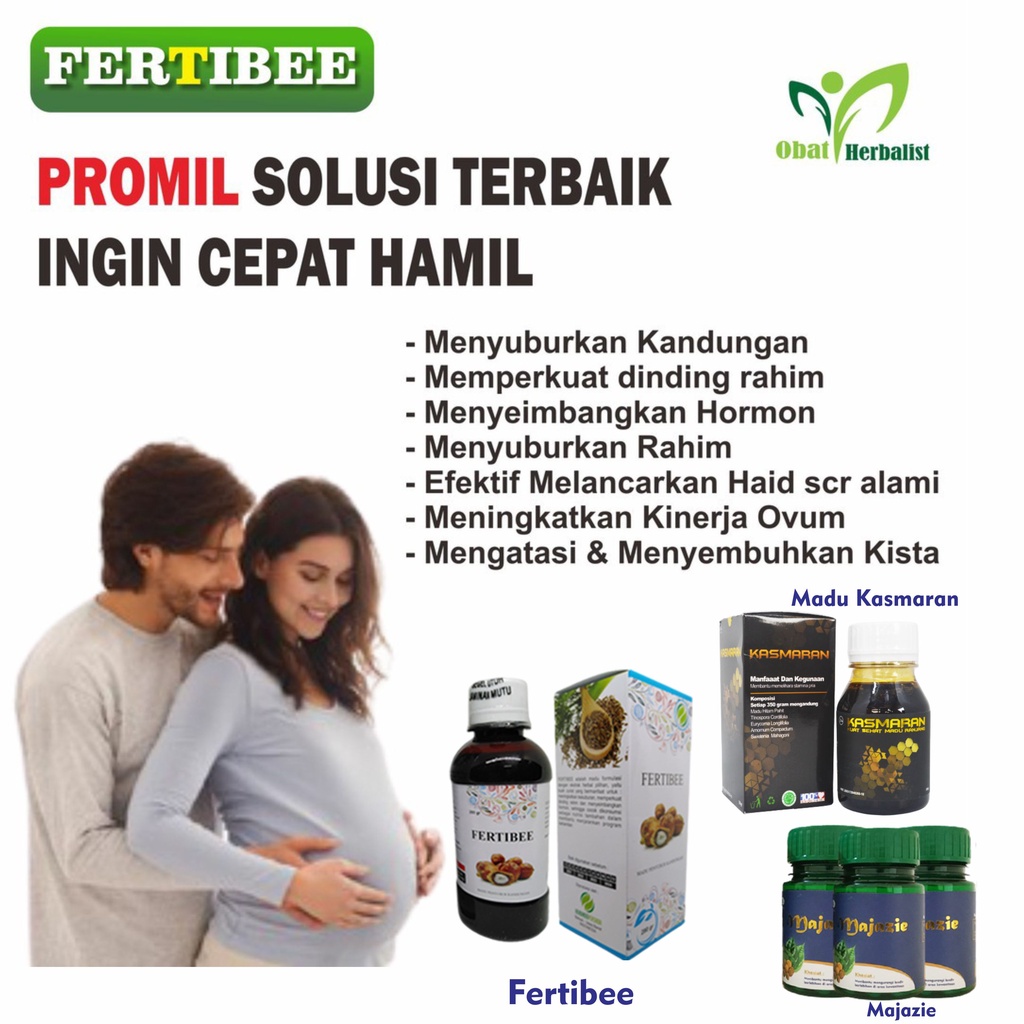 Penyubur Kandungan Sperma Pria Madu Promil Wanita Program Hamil Pasutri Obat Herbal Cepat Hamil Vita