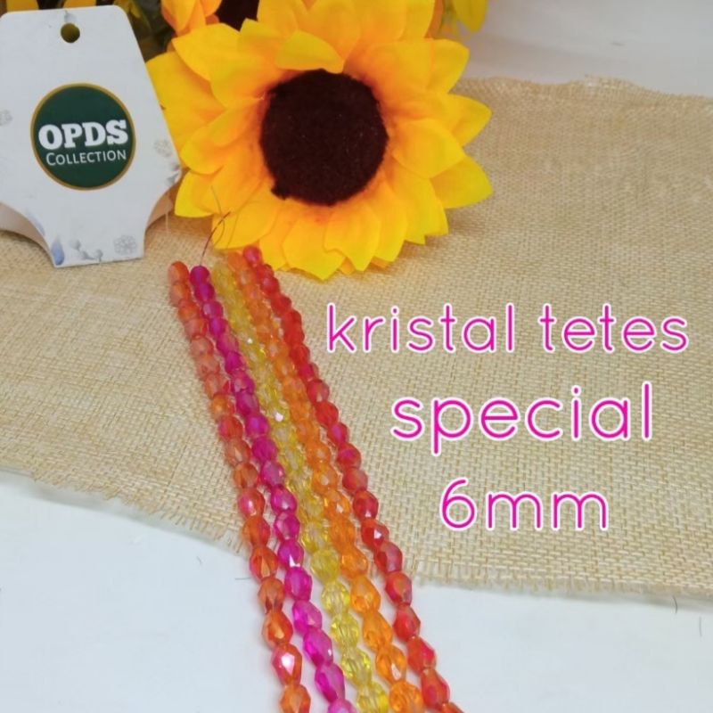 Kristal Ceko Tetes Kristal Tetes 6mm Kristal Tetes Spesial