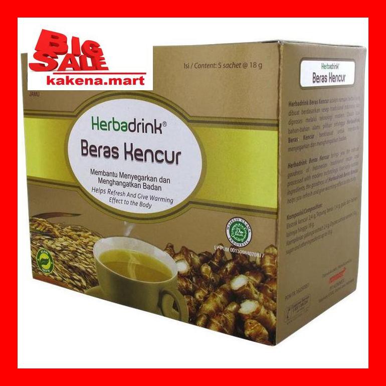 

Kak8Vitxd Herbadrink Beras Kencur Serbuk Minuman 5 Sachet @ 7Gr S50K50A