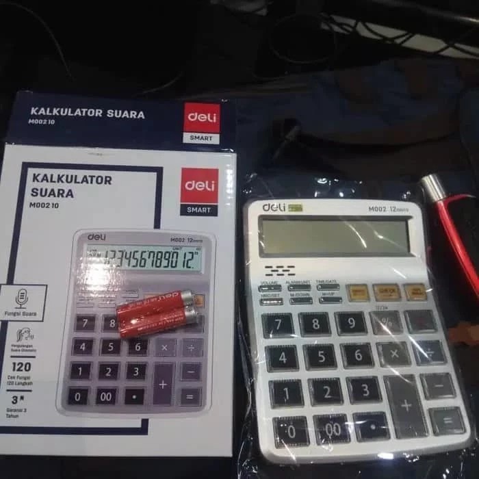 

Kalkulator Suara 12 Digit M00210