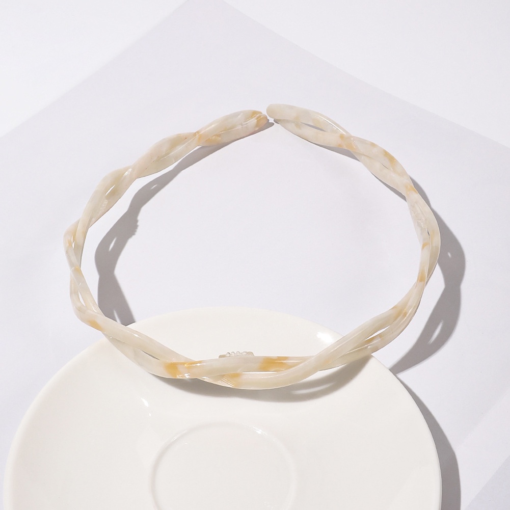 Bando Rambut Model Kepang Gaya Korea Anti Slip Untuk Wanita