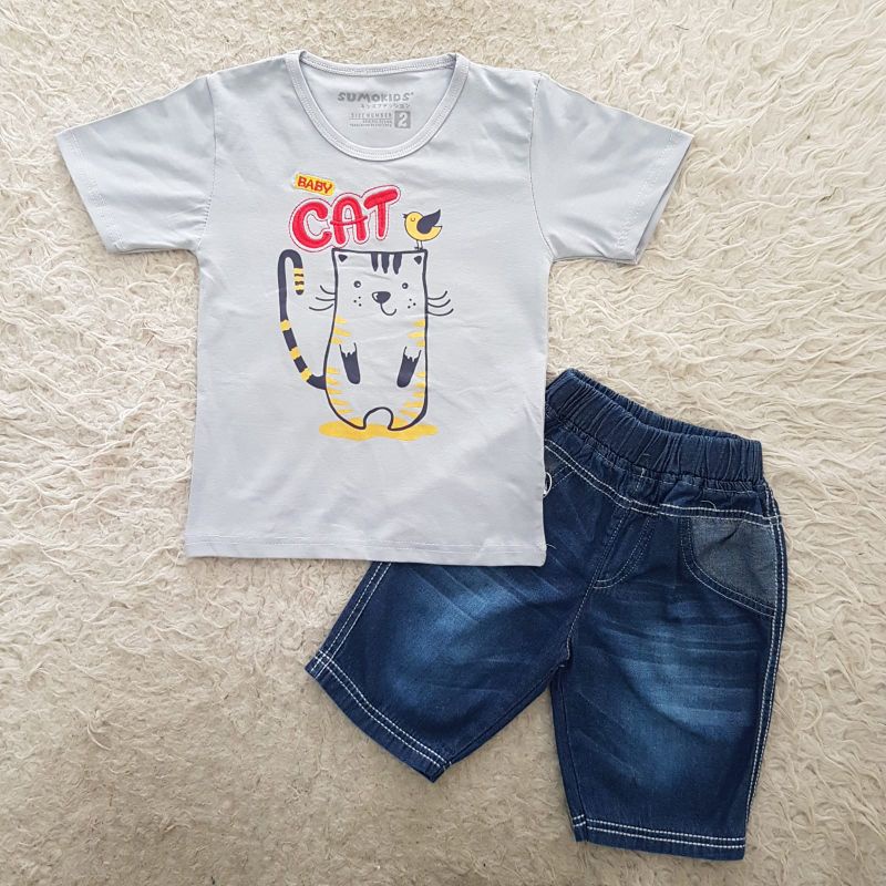 Baju Bayi Cowok Cat Jeans