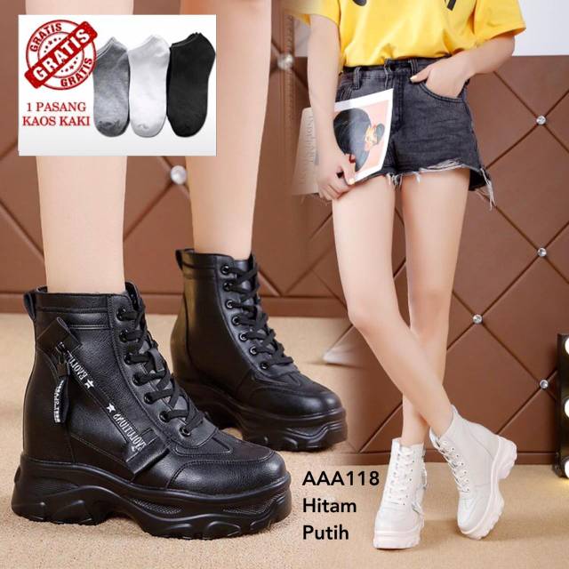 Sepatu Wedges Wanita impor Korea #AAA118