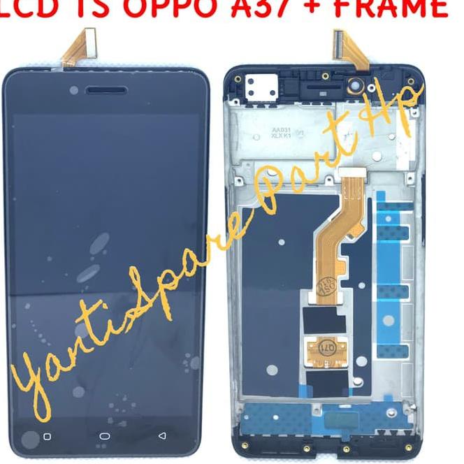 [KNA. 86] Lcd Touchscreen Oppo A37 A37F Neo 9 Plus Frame Original New
