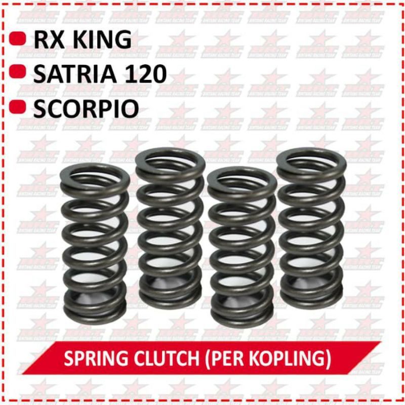 PER KOPLING BRT KLX/CRF/R15/TIGER/GLPRO/JUPETER Z/JUPITER MX/JUPITER MX KING/ CLUTH SPRING SPRING CLUTH PER KOPING RACING BRT SMASH NINJA 250 SCORPIO SKORPIO NINJA150 SUPRA GRAND LEGENDA RXKING SONIC NEW FU150  R25 SHOGUN125 R15 GHIO MOTOR SHOP