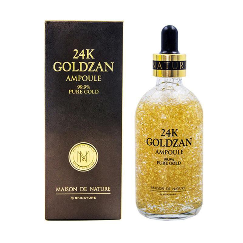 (COD) GOLDZAN AMPOULE SERUM WAJAH EMAS 24K / 100ML / BPOM