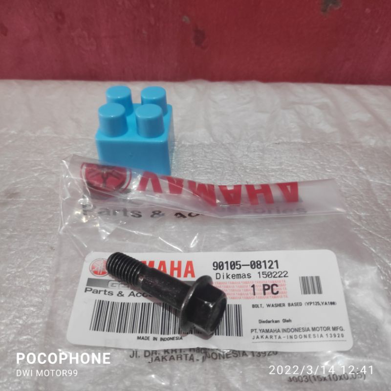 BOLT BAUT SHOK SOCK SHOKBREAKER SHOCK BELAKANG MIO SPORTY SMILE ORIGINAL ORI YAMAHA