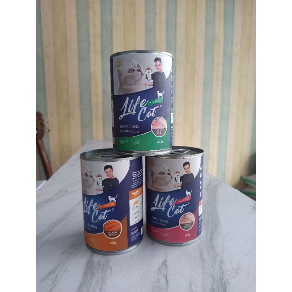 LIFE CAT CAN KALENG MAKANAN KUCING WETFOOD 400GR