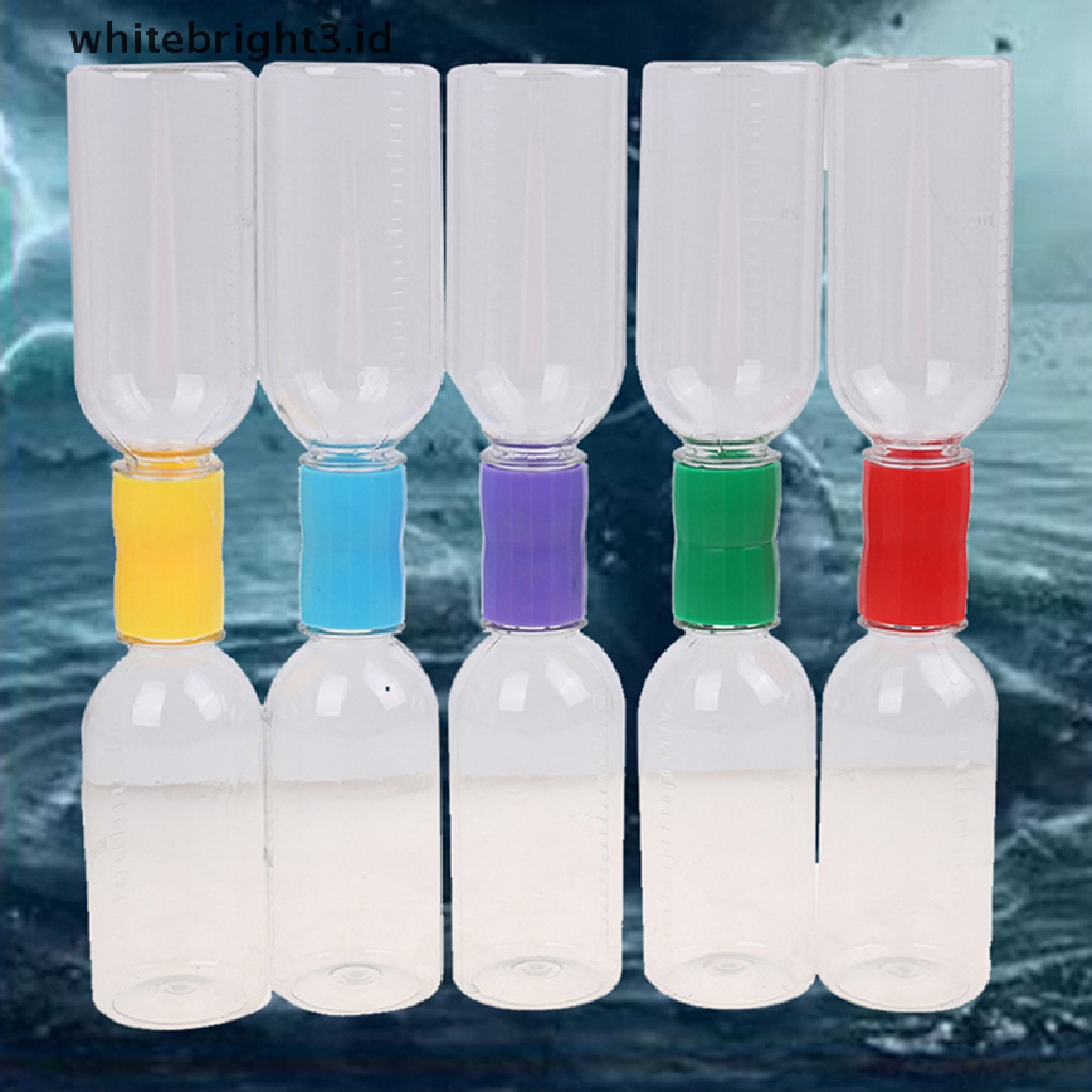 (whitebright3.id) 1 Set Botol Vortex + Konektor Tornado Untuk Eksperimen Sains