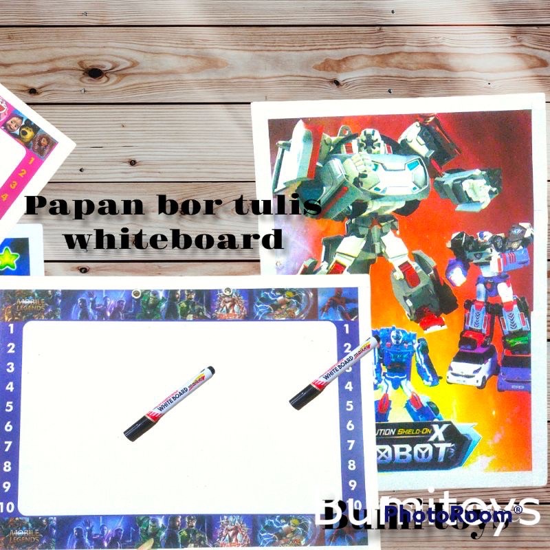 

papan tulis white board fancy / papan bor tulis spidol 25x35cm / whiteboard / mainan edukasi /