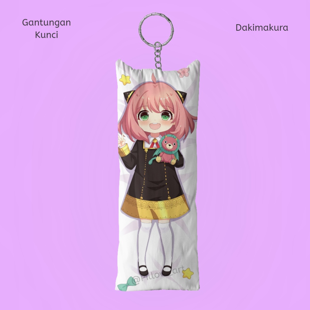 Pillowart - Gantungan Kunci Dakimakura Anime Custom - ART033