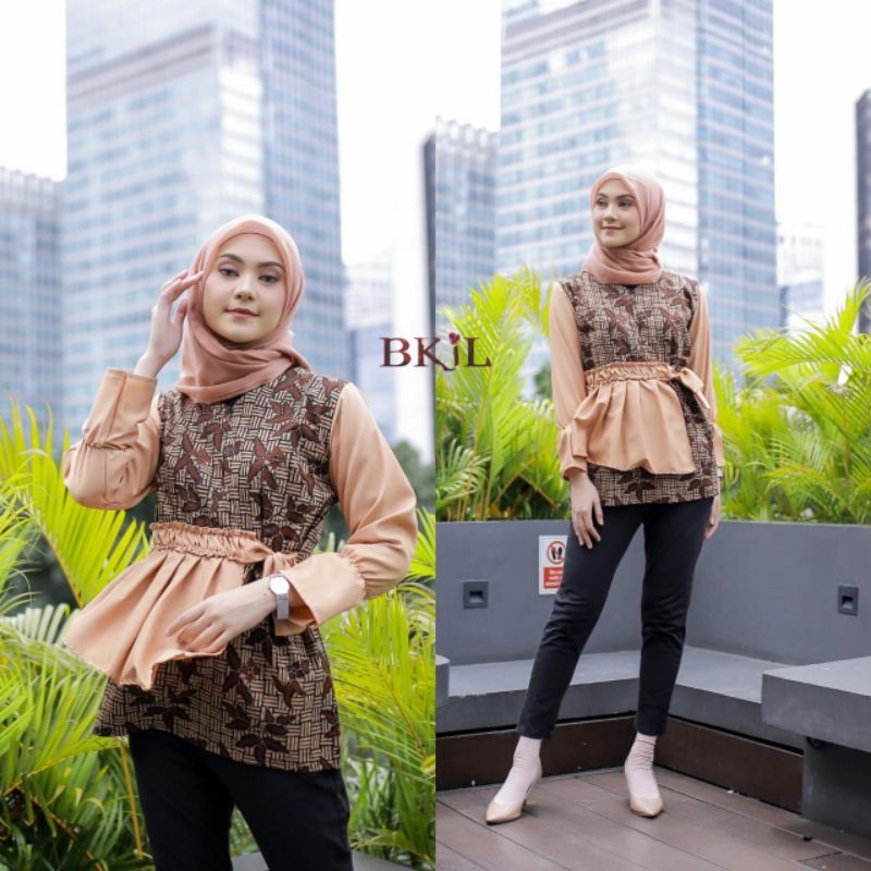 Distributor Tey-17 Batik Wanita Asj Sa Hrb026 Kenongo Kemeja Tosca Pendek BAjnOAMtwq3YJQL