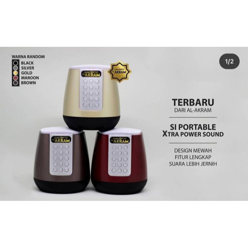 Al Akram - Speakter Quran Al Karam Portable LED