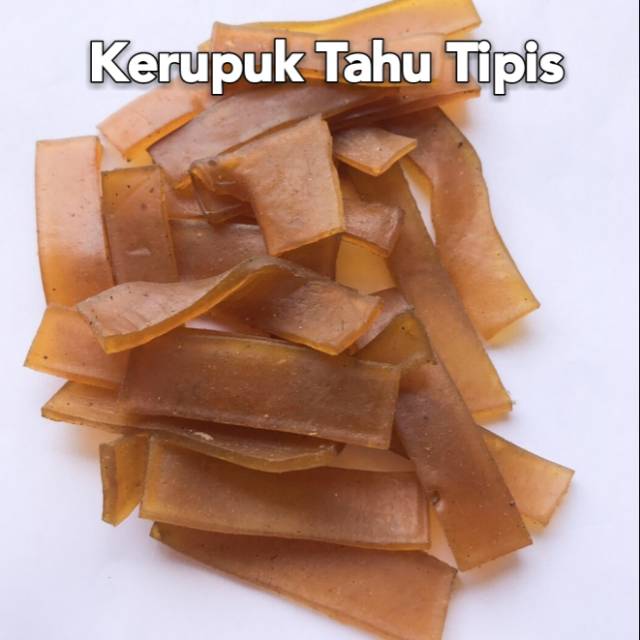 Kerupuk Tahu Tipis - 500gr / Krupuk Panjang Gepeng Pipih