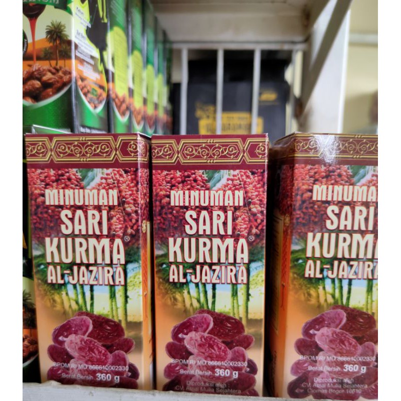 

MINUMAN SARI KURMA AL - JAZIRA//SARI KURMA AL-JAZIRAH 360g