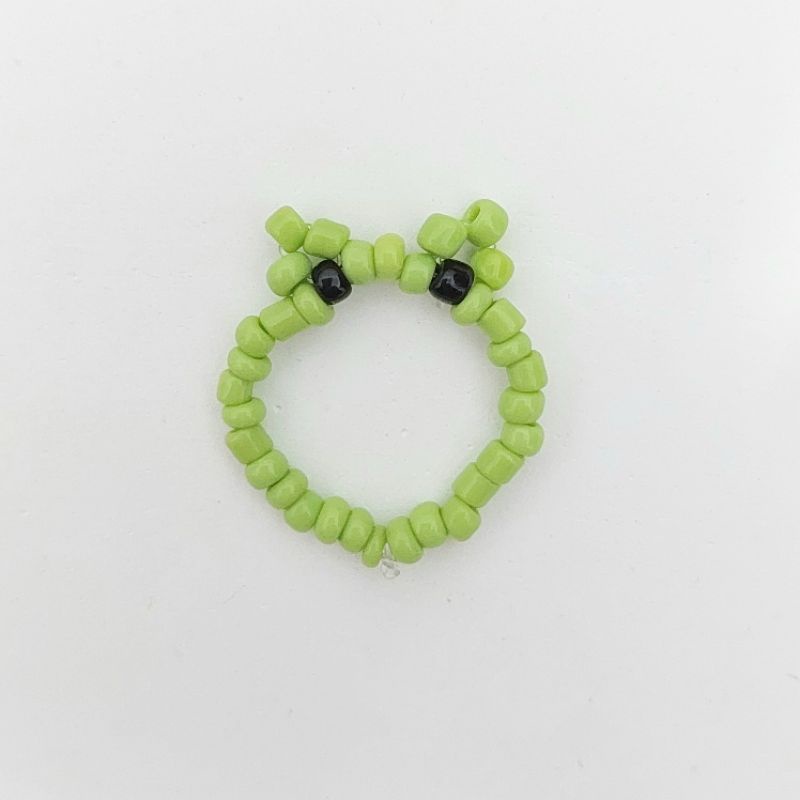 cincin manik-manik | cincin manik | beads ring | cincin manik lucu | cincin manik korea