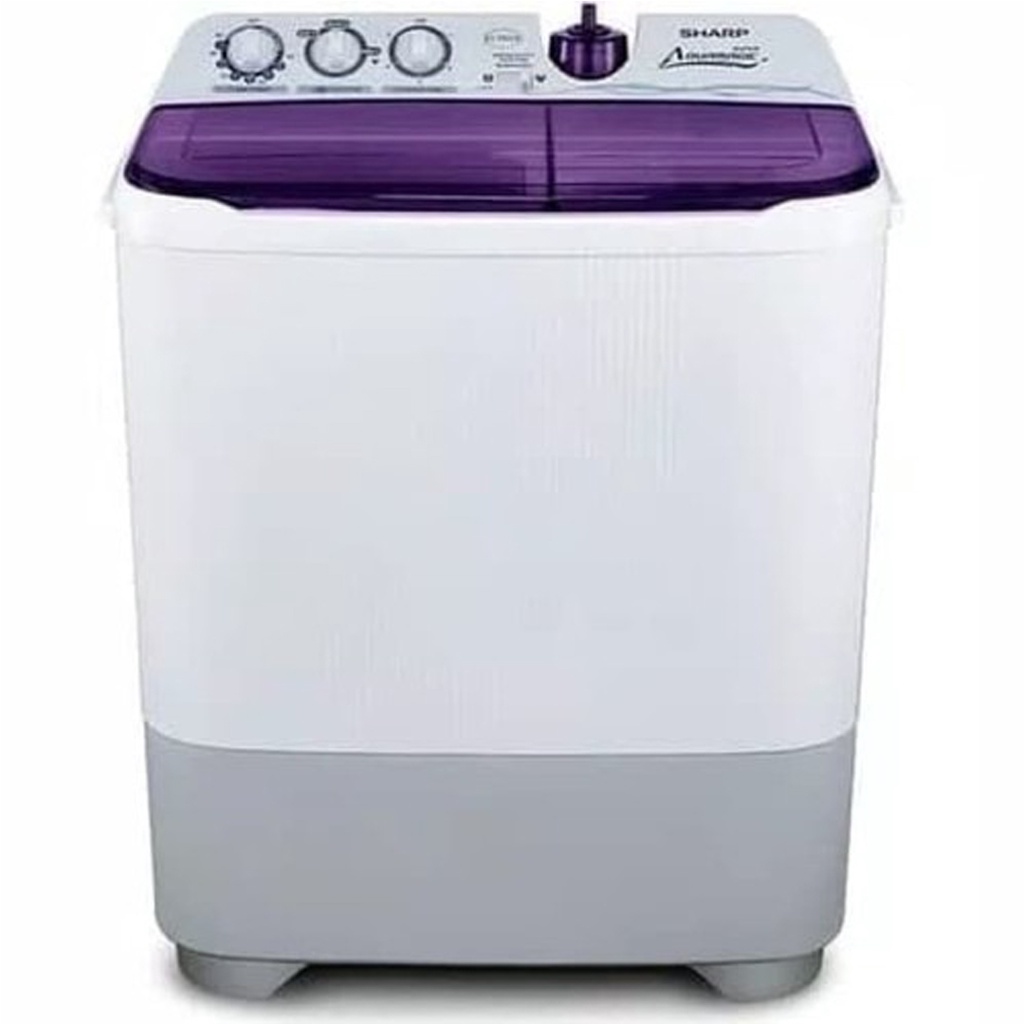 SHARP ES T 1090 VK / VIOLET / AQUAMAGIC MESIN CUCI SEMI AUTO 10 KG / EST1090VK