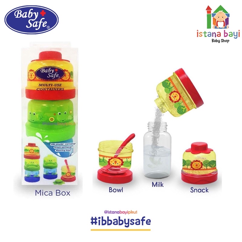 Baby Safe Multi Use Containers - Tempat susu bubuk bayi/Milk container/Bs33a