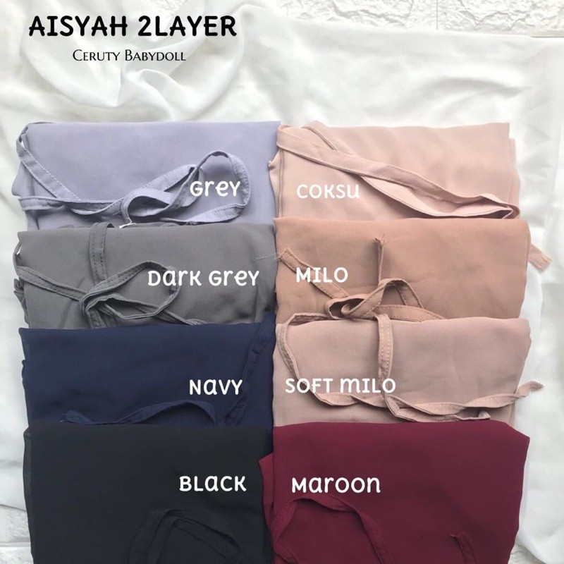 BERGO AISYAH 2LAYER OVAL