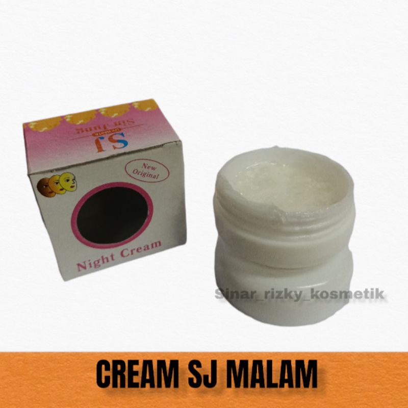 Paket 2in1 Cream SJ | Cream Siang Malam Sj kembang