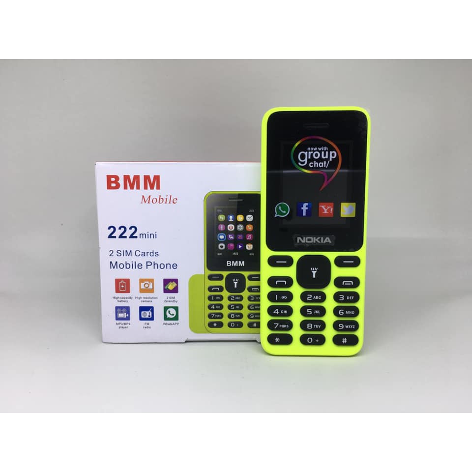 NOKIA JADUL 222 MINI HP MURAH GARANSI DISTRIBUTOR