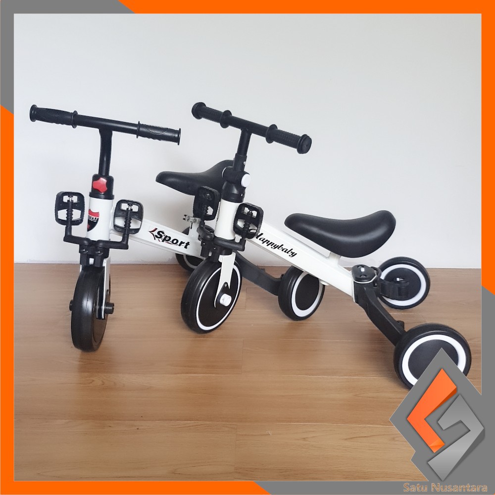 SN-M97 Mainan Sepeda Anak 3 Roda 2in1 Sepeda Keseimbangan Anak Balance Bike Ride On Anak Push Bike-4