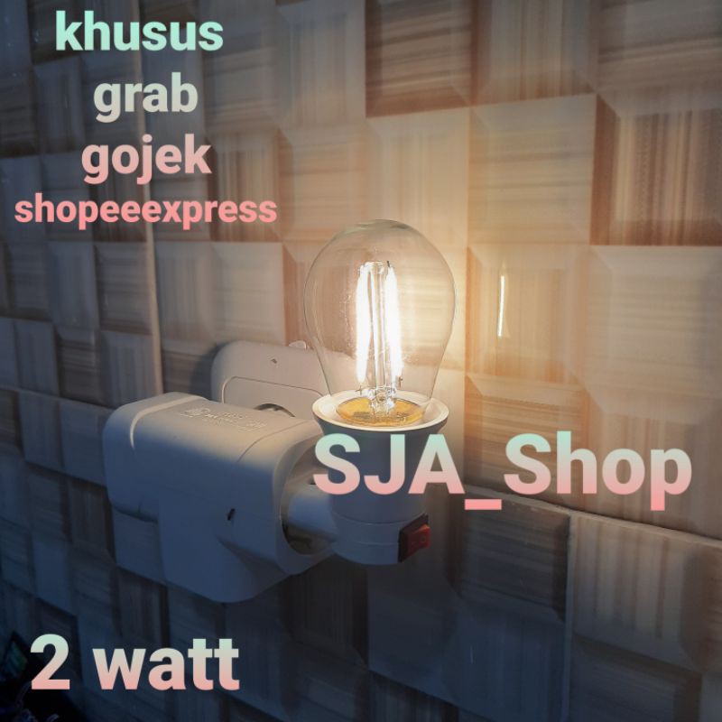 LED FILAMEN G45 2 WATT WARM WHITE EDISON BULB