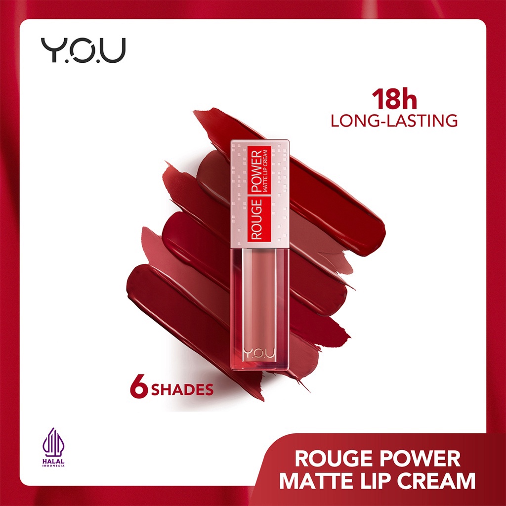 YOU Rouge Power Matte Lip Cream | Matte Finish