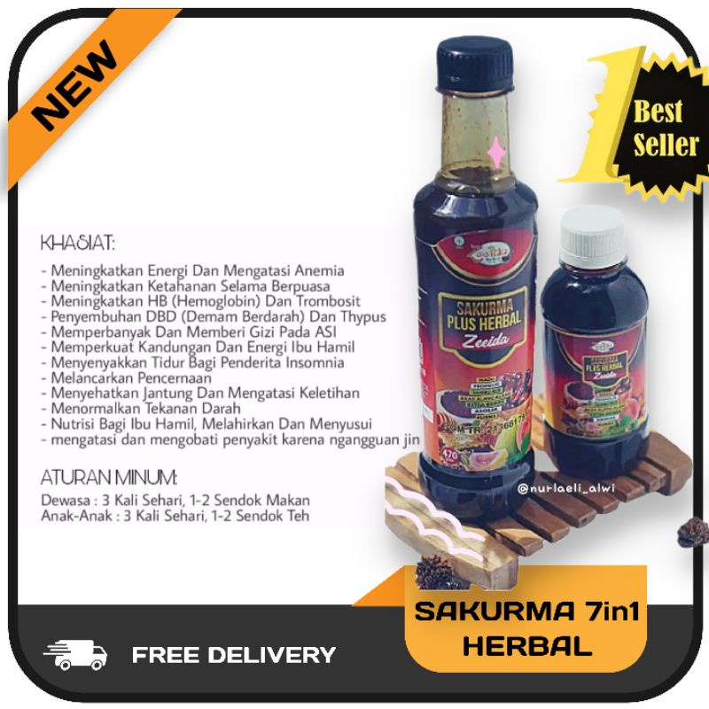 

(DISTRIBUTOR RESMI) SARIKURMA BPOM HERBAL AMPUH SAKURMA ANGKAK ZEEIDA HERBAL ANEMIA DBD