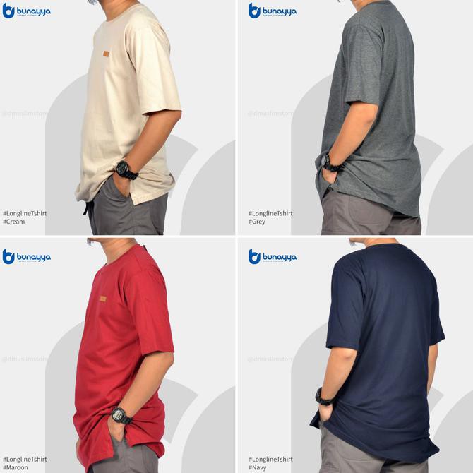 Longline Tshirt / Longline Bunayya / Tshirt Bunayya Sunnah Clothing
