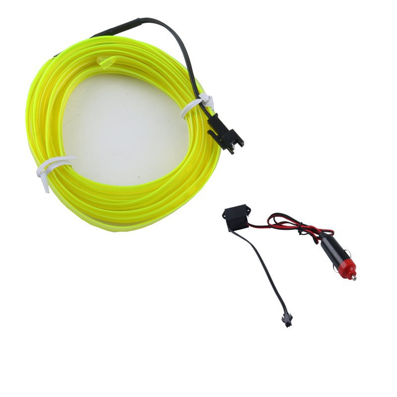 Lampu Strip Neon Led 1m - 5m Warna Hijau Untuk Atmosfir Mobil