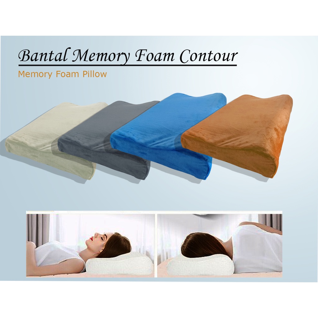 Bantal Kepala Empuk Memory Foam Eco Pillow - Bantal Hotel Kesehatan Leher - Bantal Terapi