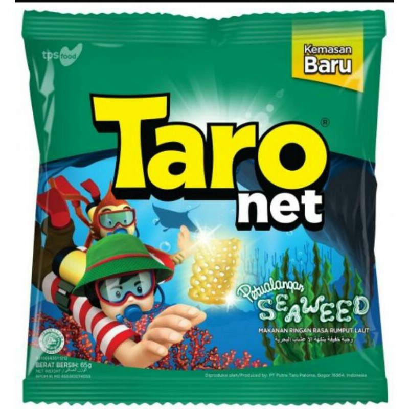 

Beli 2 Net Mix Ciki Taro Seaweed/Potato BBQ/3D Tornado Cheese 65g