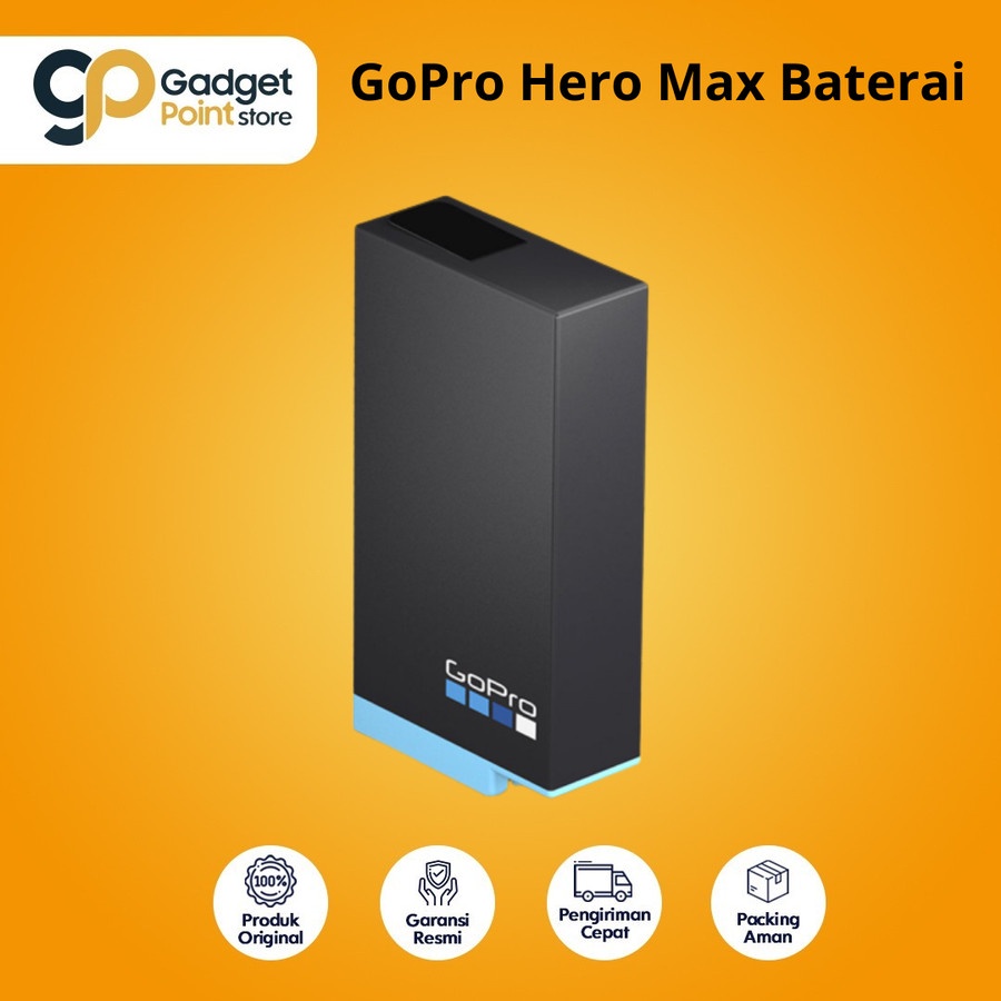 Gopro Hero Max Battery Baterai Camera Go Pro HeroMax - Original Garansi Resmi 1 Tahun