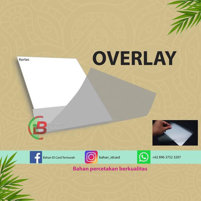 

BARANG BARU Overlay Coated A3 BAHAN ID CARD AWET / TERMURAH / BERKUALITAS