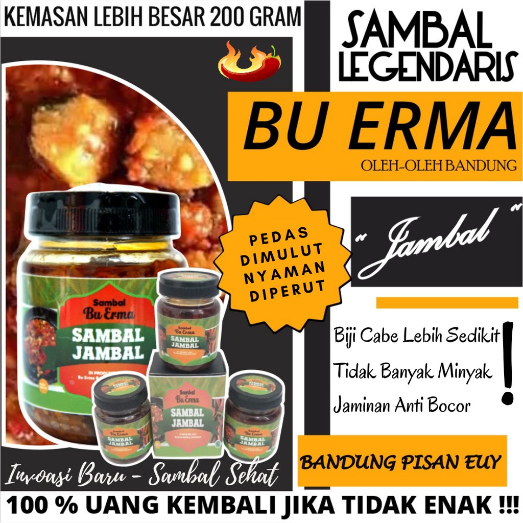 

Sambal Jengkol Jepara Sambel Enak Pedas Promo Termurah JK