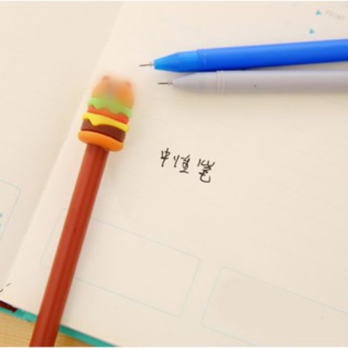 TJM PB240 Pulpen Karakter Hamburger Doraemon Cony Bear Tororo Pena Berkaraketer Burger Kartun Line