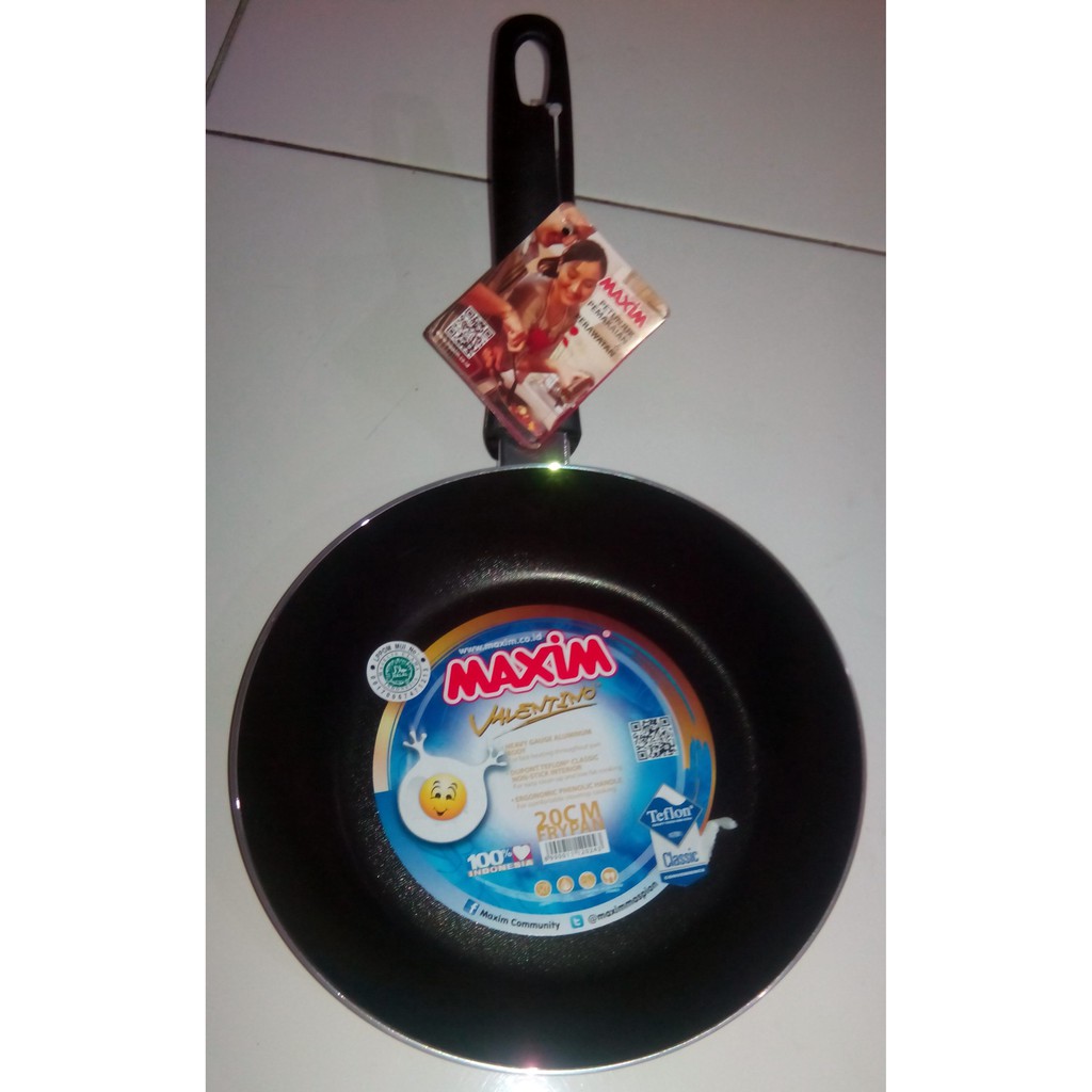 Fry Pan Dadaran Teflon Maspion Maxim Ukuran 20cm