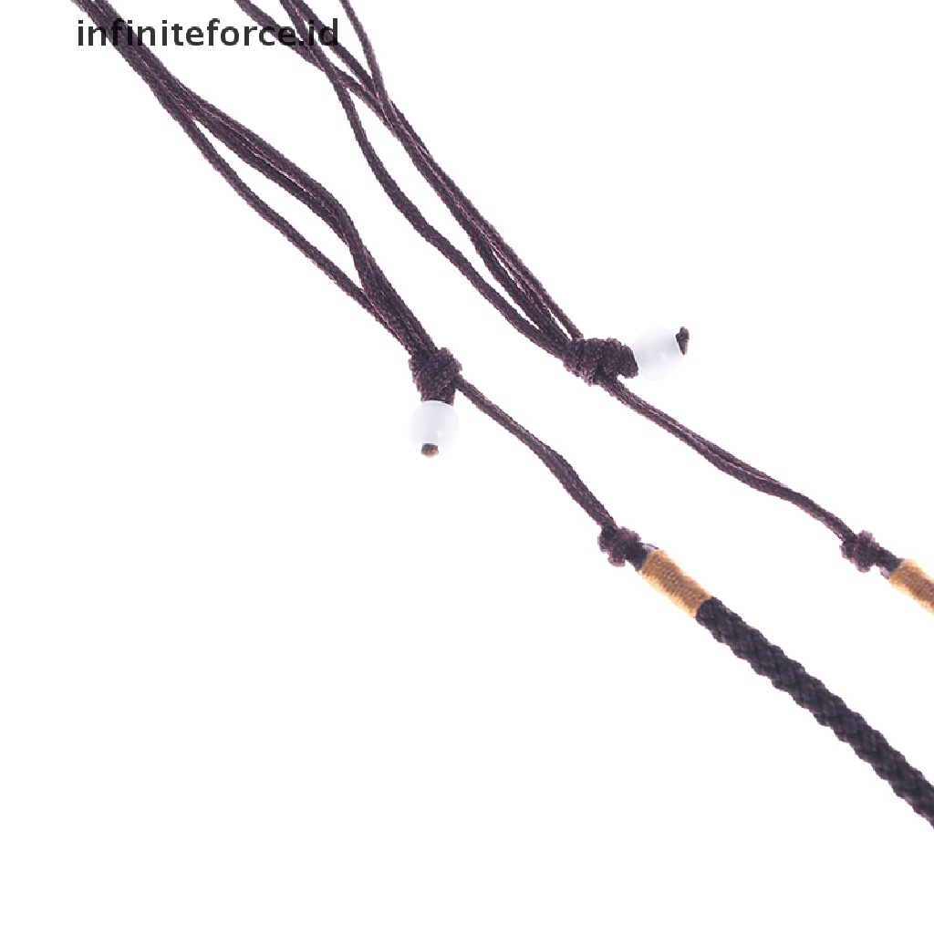 Kalung Liontin Batu Kristal Tourmaline Warna Hitam