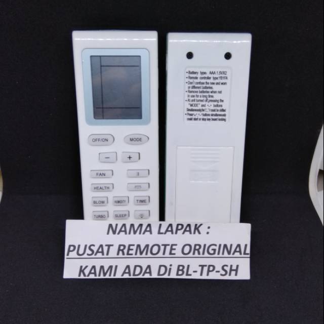 REMOTE REMOT AC GREE MULTI SEPERTI ORIGINAL